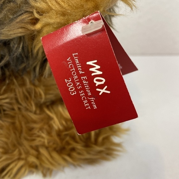 Victoria’s Secret Terrier Yorkie Puppy Max W/ Beaded Photo Frame Collar 8” - Picture 8 of 8